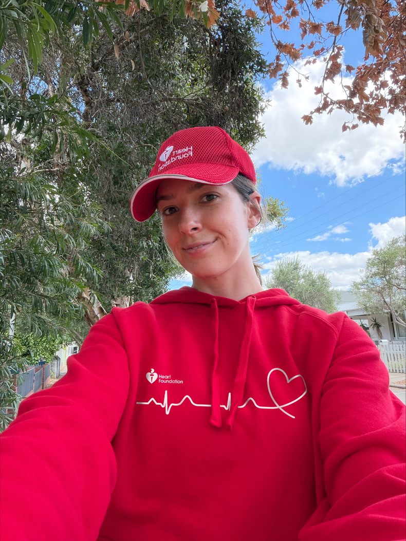 Heartbeat line - unisex hoodie