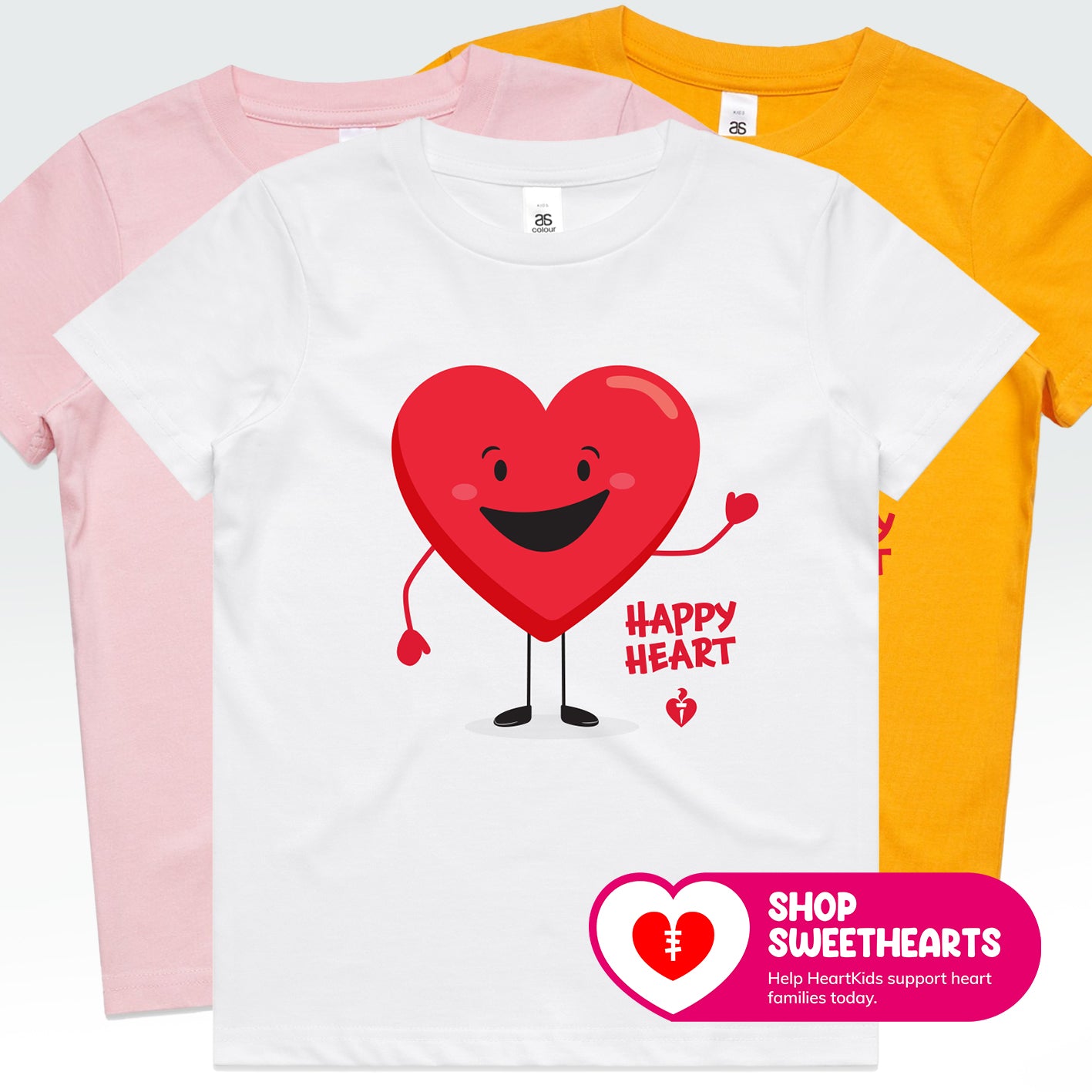 Happy Heart - kids t-shirt