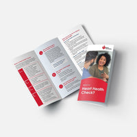 ‘Building blocks of a healthy heart’ resource by the Heart Foundation, showing key risk factors and actions patients can take to reduce their risk of heart disease.