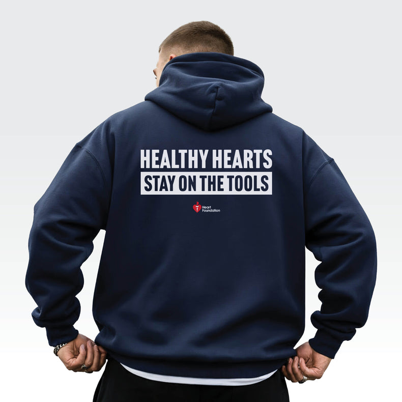 Healthy hearts stay on the tools - unisex hoodie