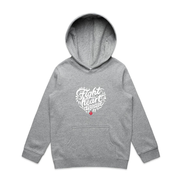 Fight heart disease - kid's hoodie