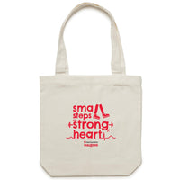 Small steps, strong heart - tote bag