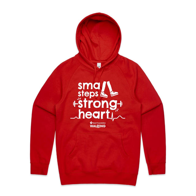 Small steps, strong heart - unisex hoodie