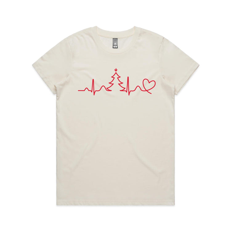 Seasonal Heartbeat - women's t-shirt