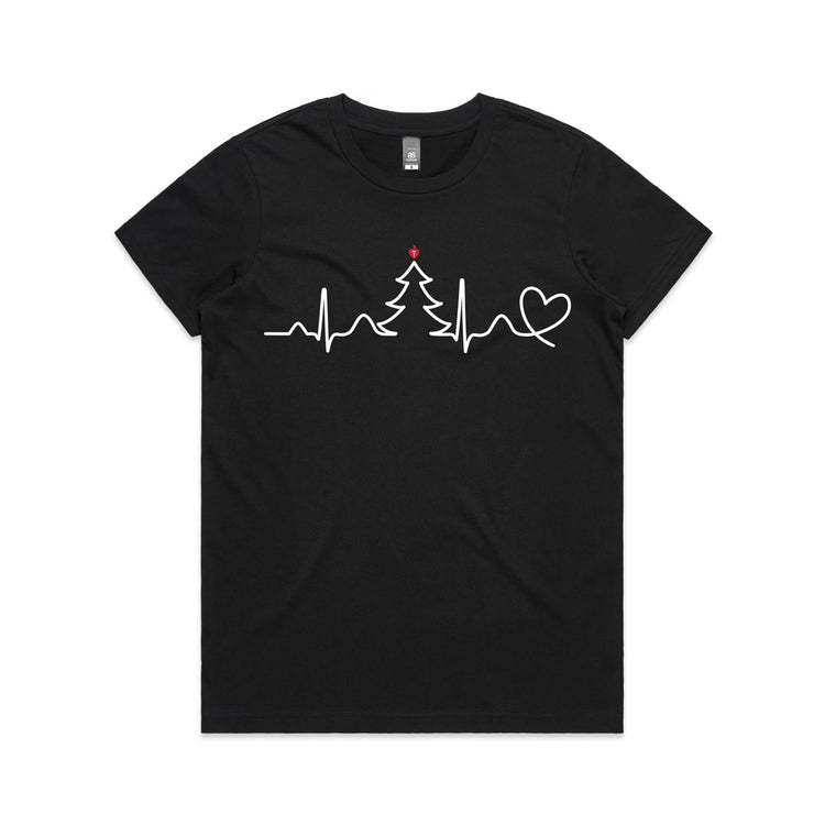 Seasonal Heartbeat - women's t-shirt