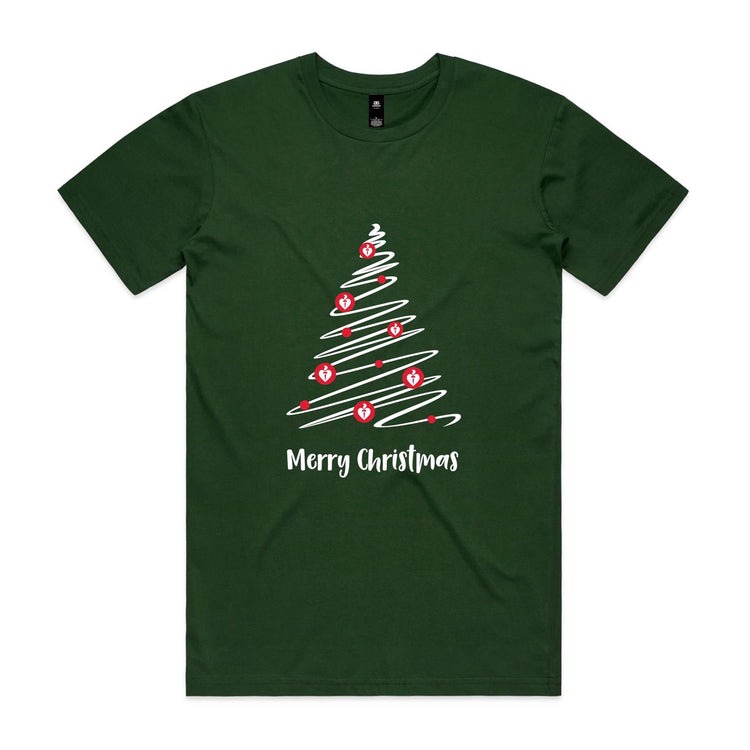 Christmas Tree of Hearts - unisex t-shirt