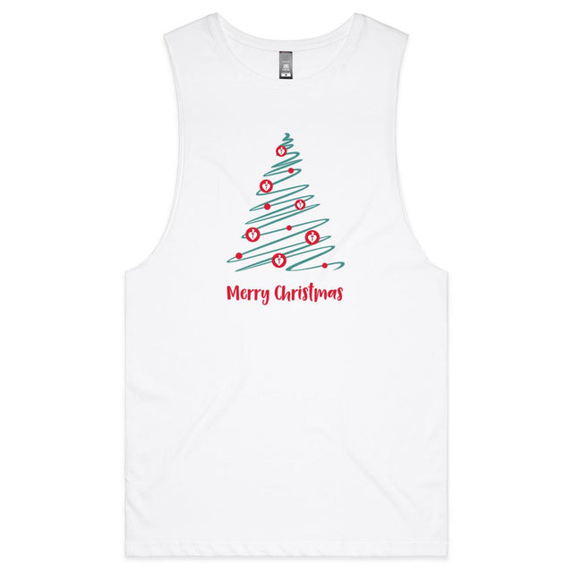 Christmas Tree of Hearts - men's tank