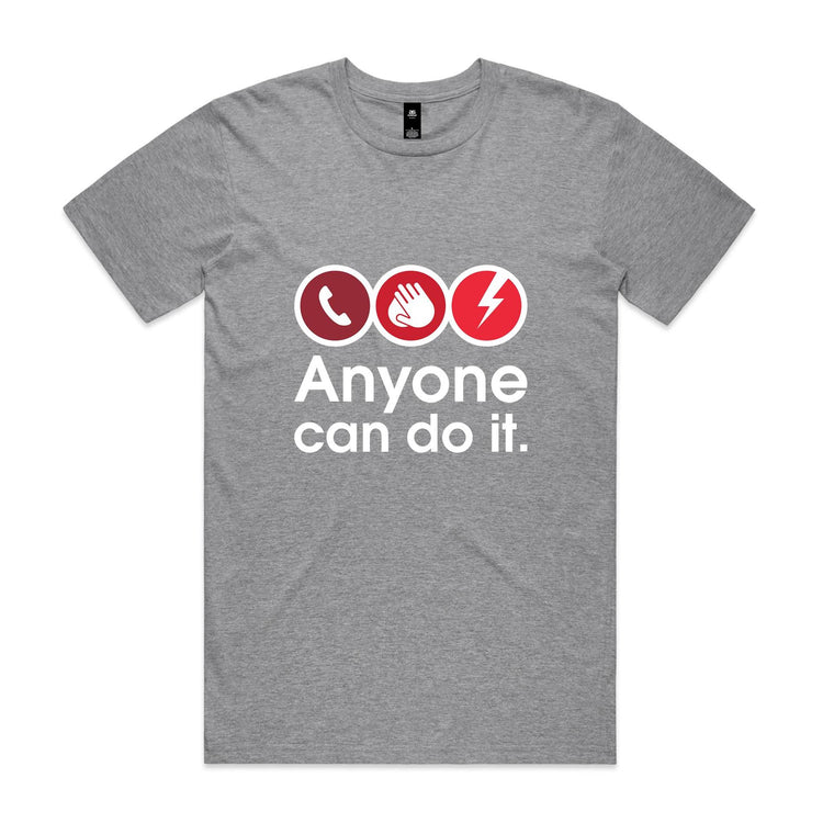 Call. Push. Shock - unisex t-shirt