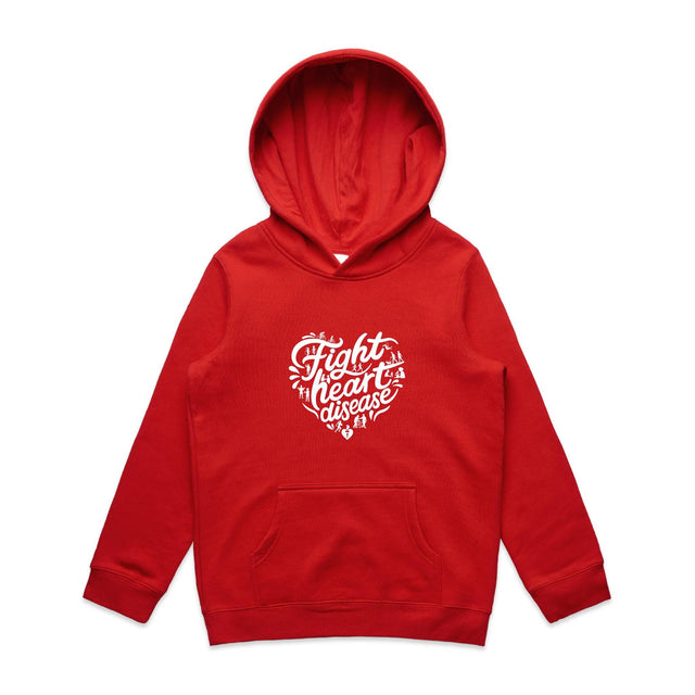 Fight heart disease - kid's hoodie