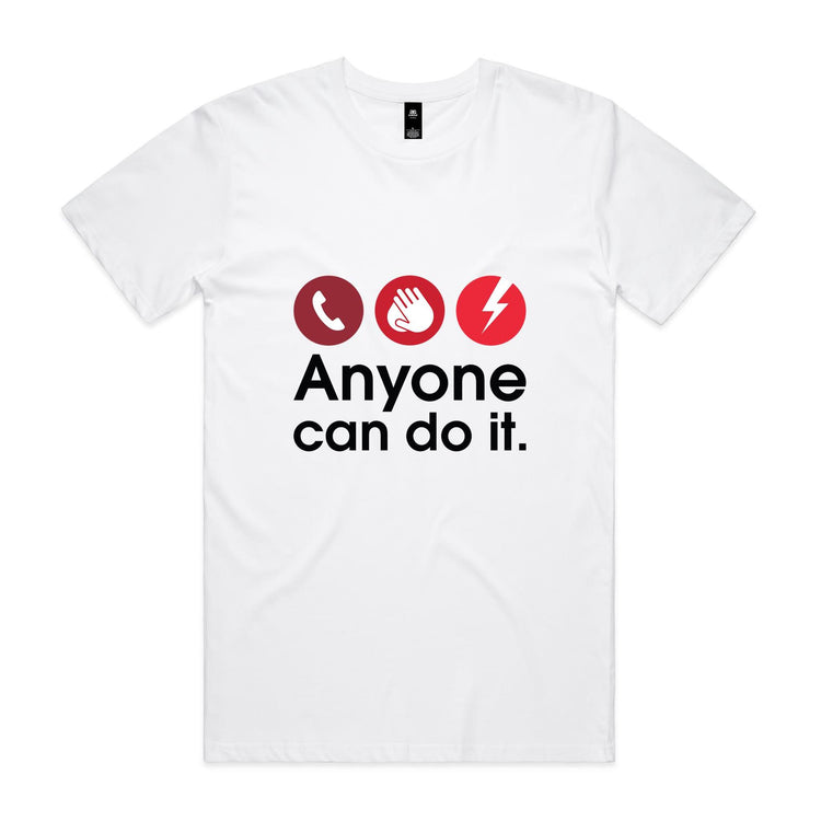 Call. Push. Shock - unisex t-shirt