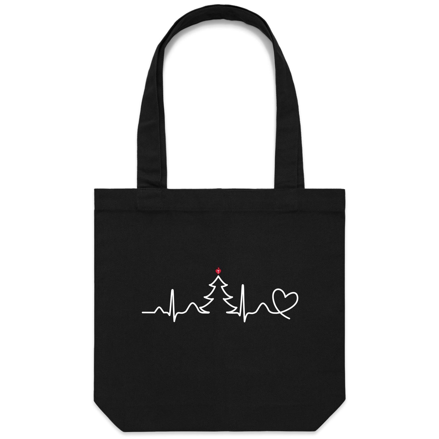 Seasonal Heartbeat - tote bag