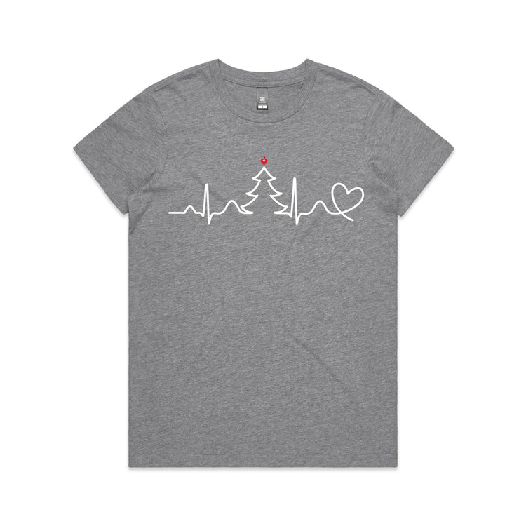 Seasonal Heartbeat - women's t-shirt
