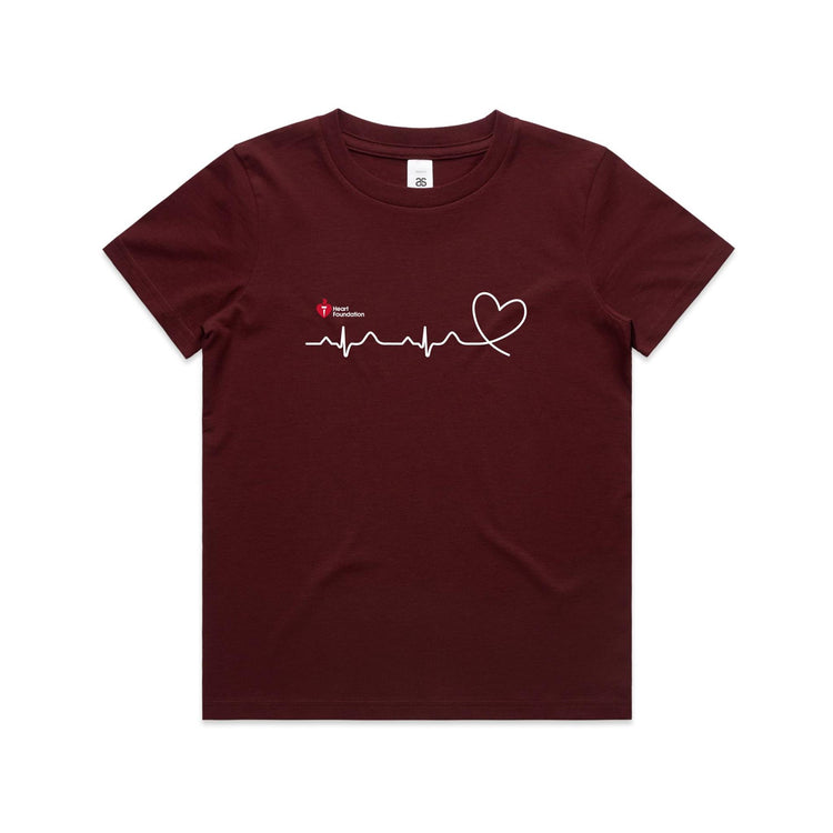 Heartbeat line - kid's t-shirt