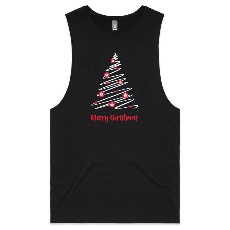 Christmas Tree of Hearts - men's tank