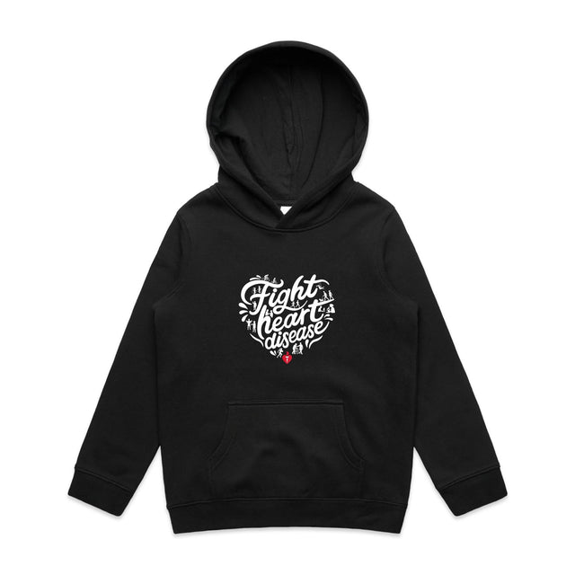 Fight heart disease - kid's hoodie