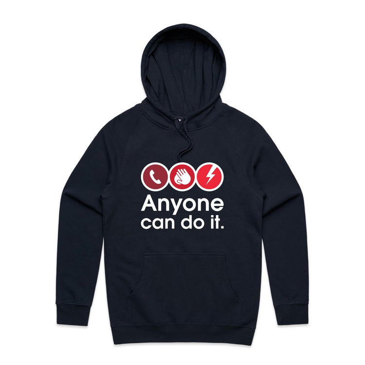 Call. Push. Shock - unisex hoodie