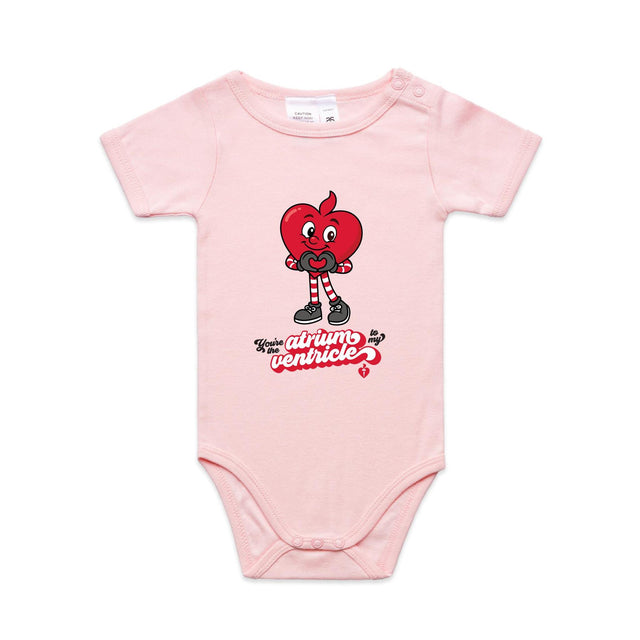 Atrium to my ventricle - baby onesie