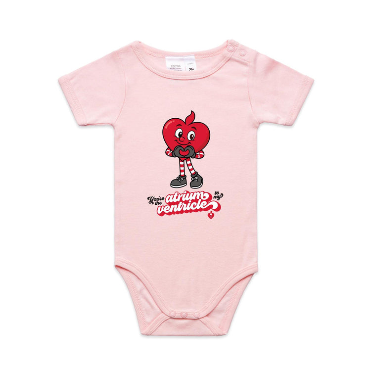 Atrium to my ventricle - baby onesie