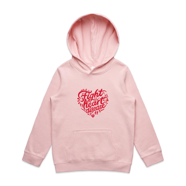 Fight heart disease - kid's hoodie