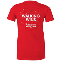 Walking Wins every step – women's t-shirt