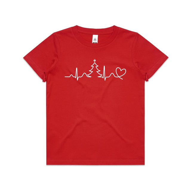 Seasonal Heartbeat - kid's t-shirt