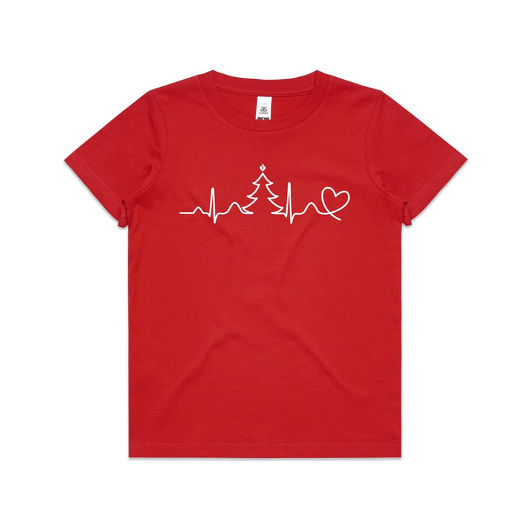 Seasonal Heartbeat - kid's t-shirt