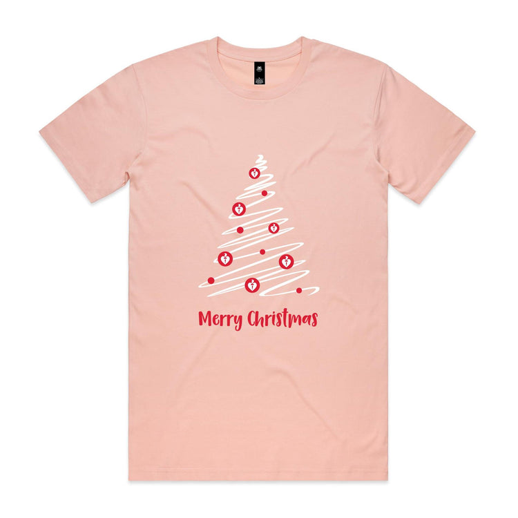 Christmas Tree of Hearts - unisex t-shirt