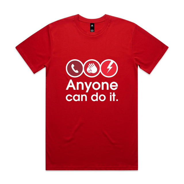 Call. Push. Shock - unisex t-shirt