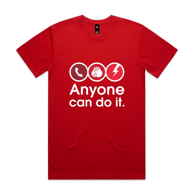 Call. Push. Shock - unisex t-shirt