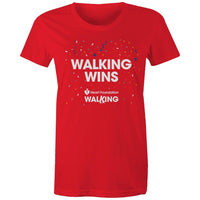 Walking Wins – women's t-shirt