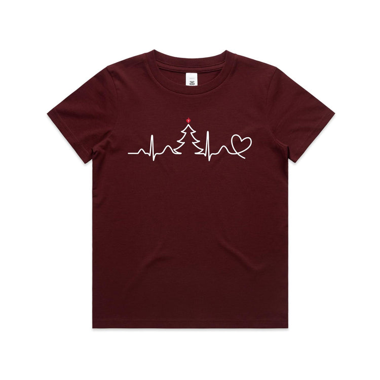 Seasonal Heartbeat - kid's t-shirt