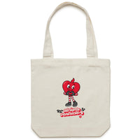 Atrium to my ventricle - tote bag