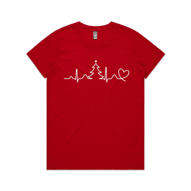 Seasonal Heartbeat - women's t-shirt