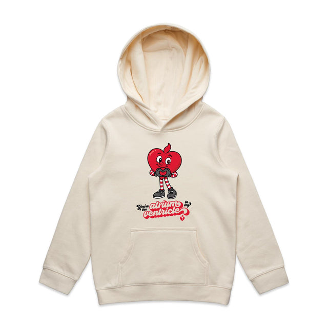 Atrium to my ventricle - kid's hoodie