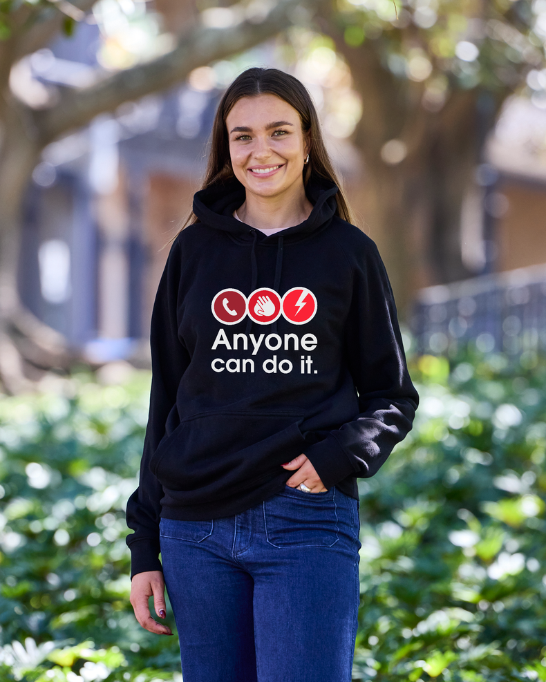 Call. Push. Shock - unisex hoodie
