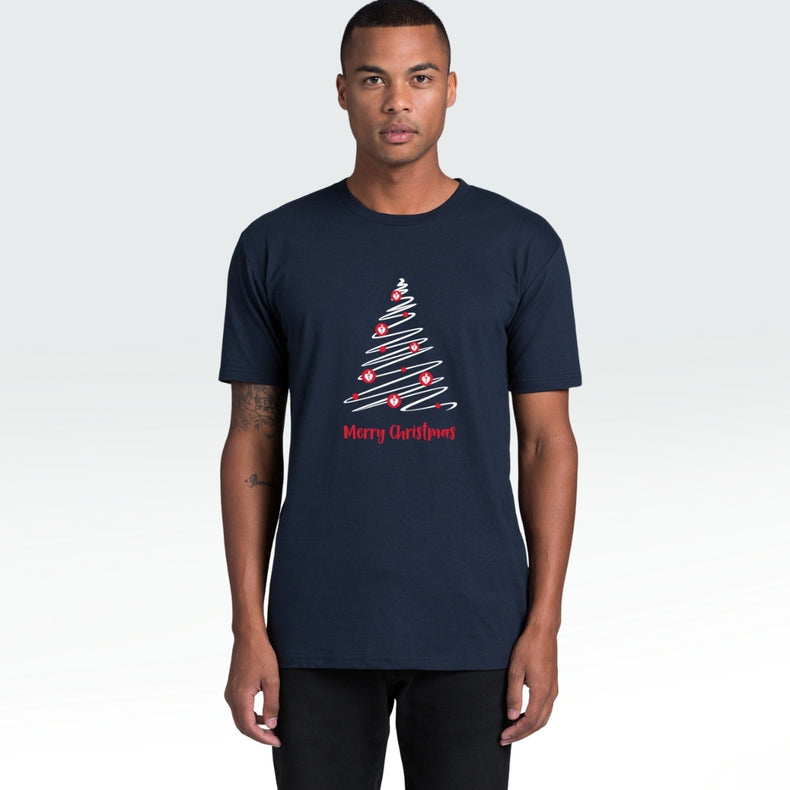 Christmas Tree of Hearts - unisex t-shirt