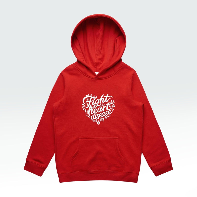 Fight heart disease - kid's hoodie