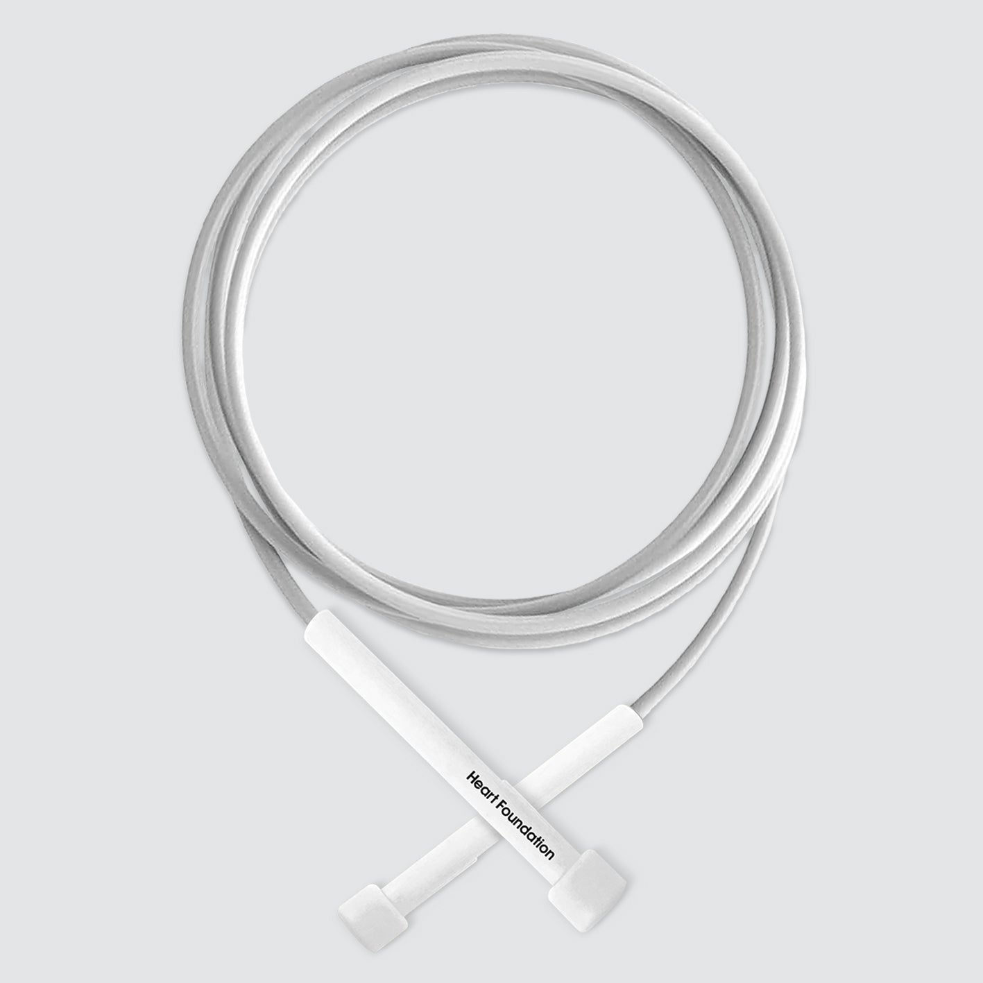 Skipping Rope 2.1 Metre White 13.5cm Handle