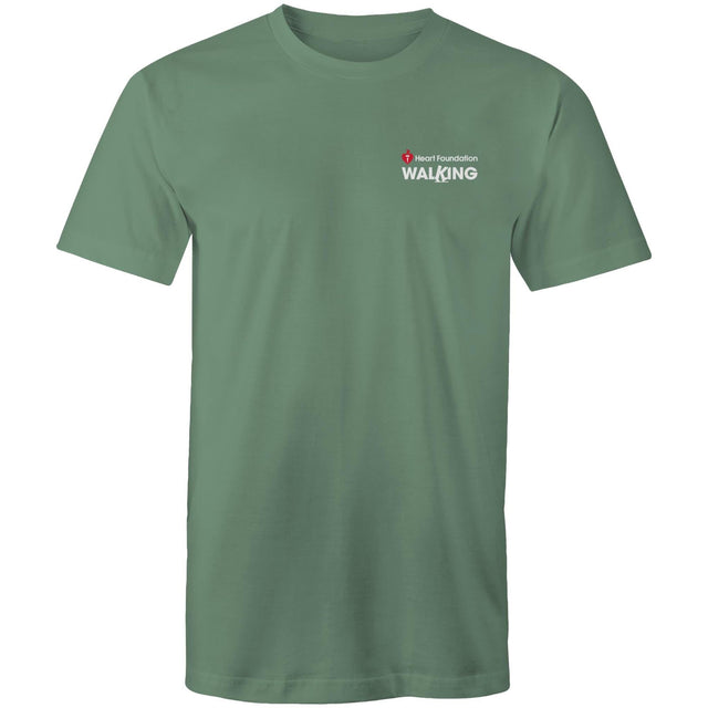 Sage unisex Heart Foundation Walking small logo t-shirt