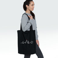 Seasonal Heartbeat - tote bag