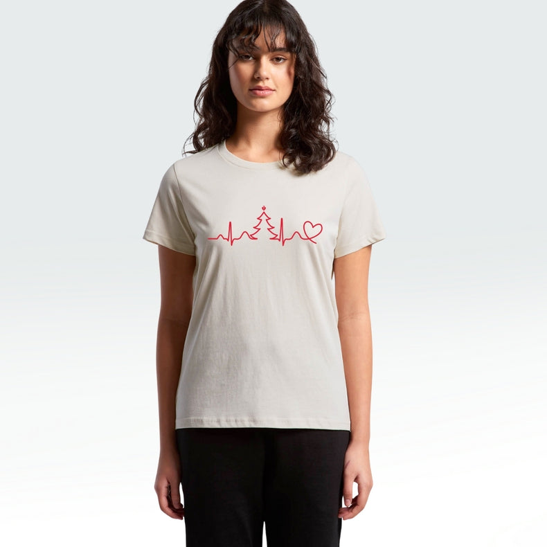 Seasonal Heartbeat - women's t-shirt