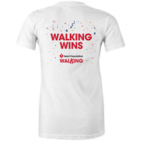 Walking Wins every step – women's t-shirt