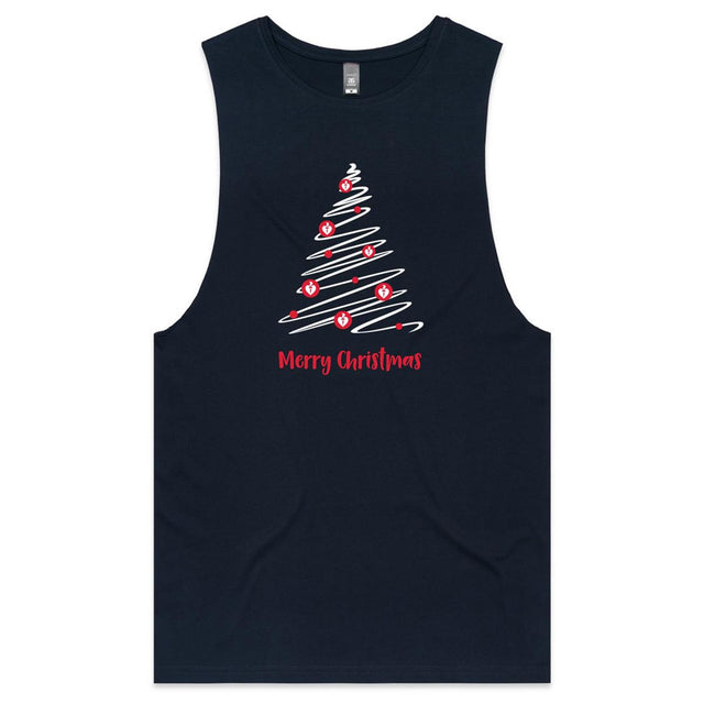 Christmas Tree of Hearts - men's tank