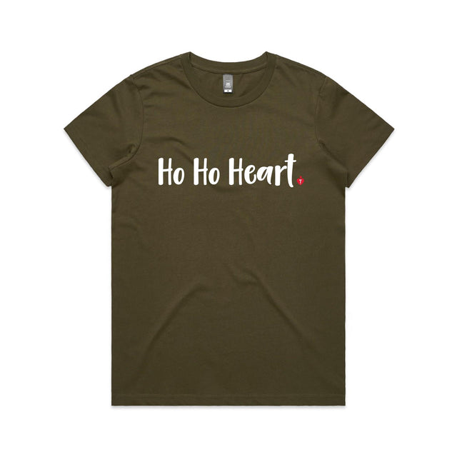 Ho Ho Heart - women's t-shirt