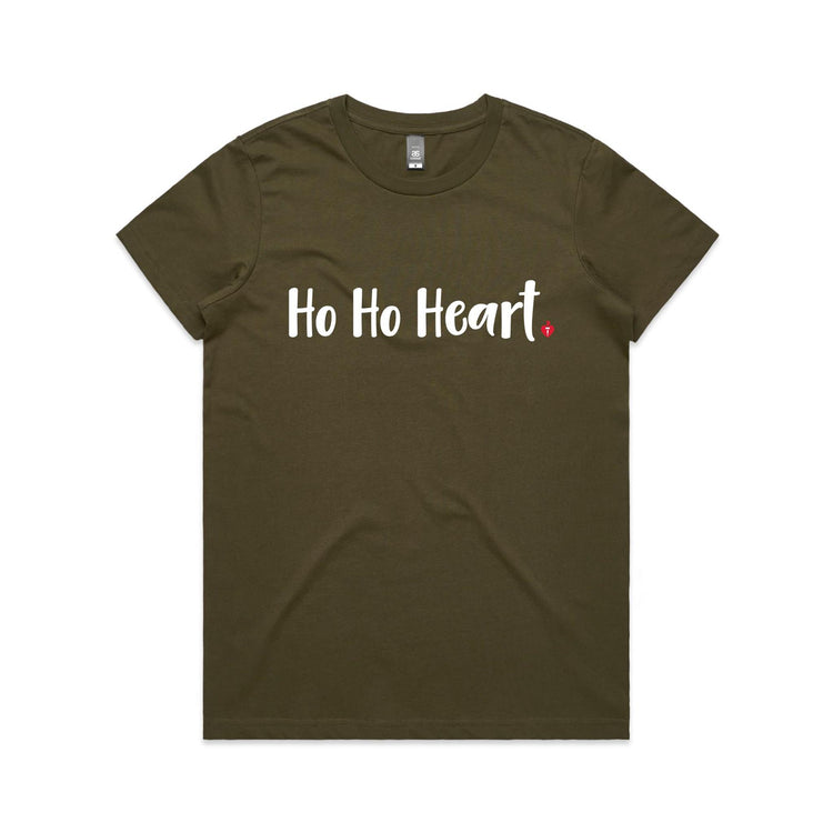 Ho Ho Heart - women's t-shirt