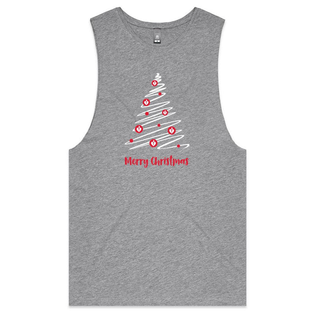 Christmas Tree of Hearts - men's tank