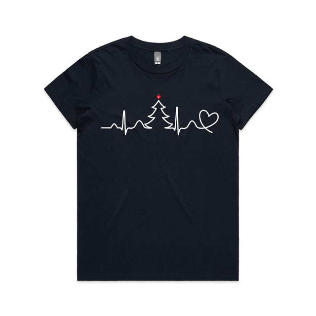 Seasonal Heartbeat - women's t-shirt