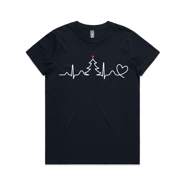 Seasonal Heartbeat - women's t-shirt