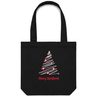 Christmas Tree of Hearts - tote bag
