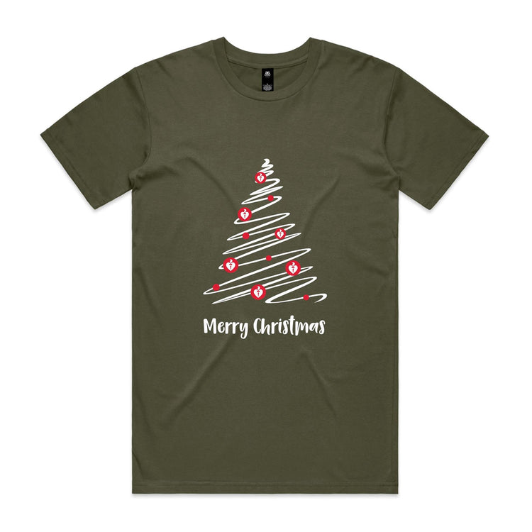 Christmas Tree of Hearts - unisex t-shirt